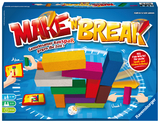 Ravensburger 26750 - Make 'n' Break - Gesellschaftsspiel für die ganze Familie mit Bausteinen, Spiel für Erwachsene und Kinder ab 8 Jahren, für 2-5 Spieler - mit 160 neuen Aufgaben - Andrew und Jack Lawson