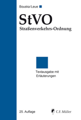 StVO Straßenverkehrs-Ordnung - Bouska †, Wolfgang