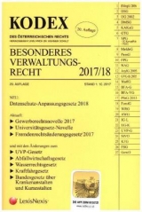 KODEX Besonderes Verwaltungsrecht 2017/18 - Doralt, Werner