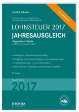 Tabelle, Lohnsteuer Jahresausgleich 2017 - 