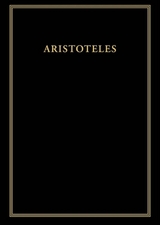 Aristoteles: Aristoteles Werke / Historia animalium