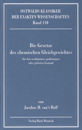 Die Gesetze des chemischen Gleichgewichts (van't Hoff) - 