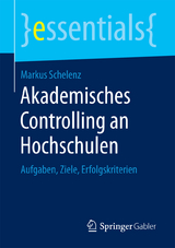 Akademisches Controlling an Hochschulen - Markus Schelenz