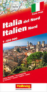 Italien Nord Strassenkarte 1:650 000 - 