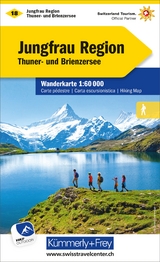 Kümmerly+Frey Wanderkarte 18 Jungfrau Region 1:60.000 - 