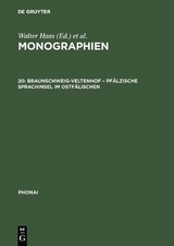 Monographien / Braunschweig-Veltenhof – Pfälzische Sprachinsel im Ostfälischen - 