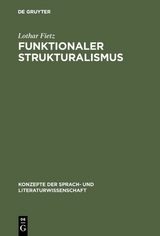 Funktionaler Strukturalismus - Lothar Fietz