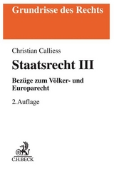 Staatsrecht III - Calliess, Christian