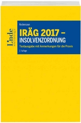 IRÄG 2017 - Insolvenzordnung - Axel Reckenzaun