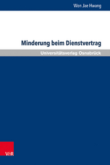 Minderung beim Dienstvertrag - Won Jae Hwang