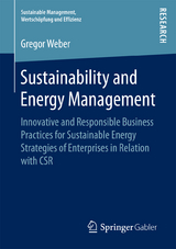 Sustainability and Energy Management - Gregor Weber