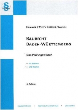 Baurecht Baden-Württemberg - Karl-Edmund Hemmer, Achim Wüst,  Kresser,  Rausch