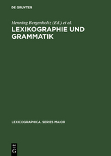 Lexikographie und Grammatik - 