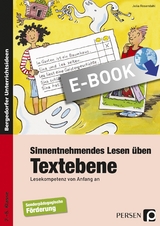 Sinnentnehmendes Lesen üben: Textebene - Julia Rosendahl