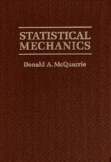 Statistical Mechanics - McQuarrie, Donald A.