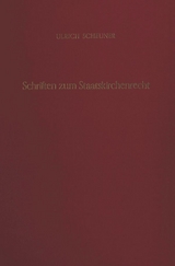Schriften zum Staatskirchenrecht. - Ulrich Scheuner