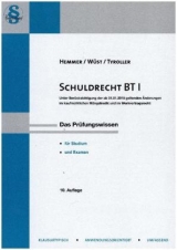 Schuldrecht BT I - Hemmer, Karl-Edmund; Wüst, Achim; Tyroller, Michael