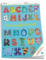 Trötsch Hausaufgabenheft - Grundschule Monster-ABC mit Umschlag