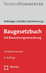 Baugesetzbuch - Kröninger, Holger; Aschke, Manfred; Jeromin, Curt M.