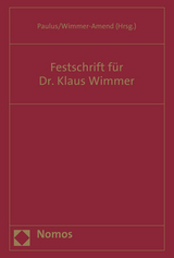 Festschrift für Dr. Klaus Wimmer - 