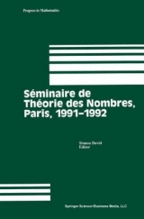 Seminaire De Theorie DES Nombres, Paris - David, Sinnou