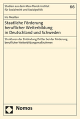 Staatliche Förderung beruflicher Weiterbildung in Deutschland und Schweden - Iris Meeßen