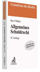 Allgemeines Schuldrecht - Brox, Hans; Walker, Wolf-Dietrich