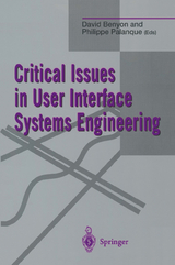 Critical Issues in User Interface Systems Engineering - 