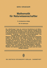 Mathematik für Naturwissenschaftler - H. Sirk