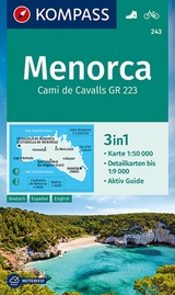 KOMPASS Wanderkarte 243 Menorca 1:50.000 - 