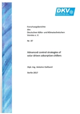 Advanced control strategies of solar driven adsorption chillers - Antoine Dalibard