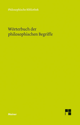 Wörterbuch der philosophischen Begriffe - 