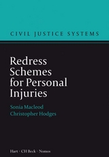 Redress Schemes for Personal Injuries - Sonia Macleod, Christopher Hodges