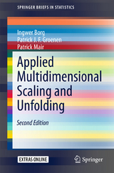 Applied Multidimensional Scaling and Unfolding - Borg, Ingwer; Groenen, Patrick J.F.; Mair, Patrick