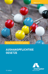 Aushangpflichtige Gesetze - 