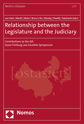 Relationship between the Legislature and the Judiciary - 