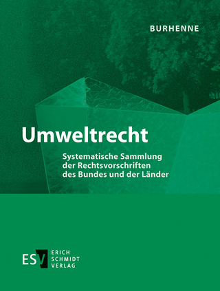 Umweltrecht - Abonnement Pflichtfortsetzung für mindestens 12 Monate - Wolfgang E. Burhenne