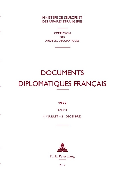 Documents Diplomatiques Français - 