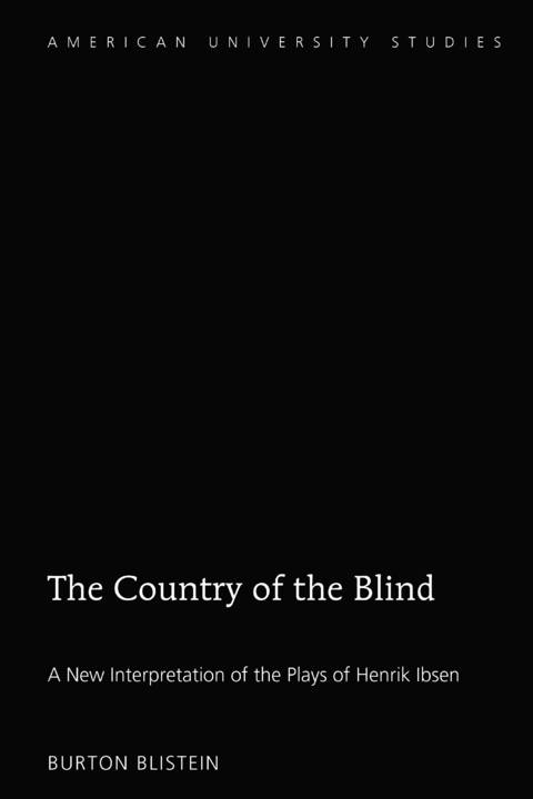 The Country of the Blind - Burton Blistein