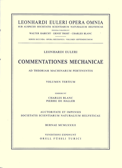 Commentationes astronomicae ad theoriam perturbationum pertinentes 1st part - Leonhard Euler