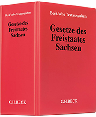 Gesetze des Freistaates Sachsen - Hans-Jochen Knöll; Michael Antoni