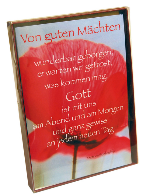 Dietrich Bonhoeffer, 6 Geschenkkarten - Dietrich Bonhoeffer