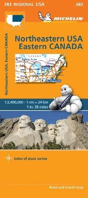 Northeastern USA, Eastern Canada - Michelin Regional Map 583 -  Michelin