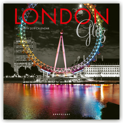 LONDON GLITZ 2019 SQUARE WALL CALENDAR -  Graphique