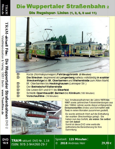 Die Wuppertaler Straßenbahn DVD 2 - Andreas Herr
