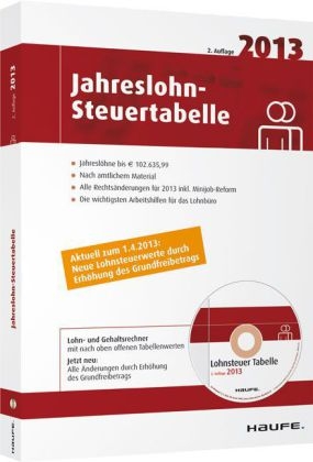 Jahreslohn-Steuertabelle 2013