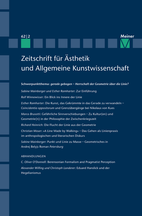 gerade gebogen – Herrschaft der Geometrie über die Linie? - 