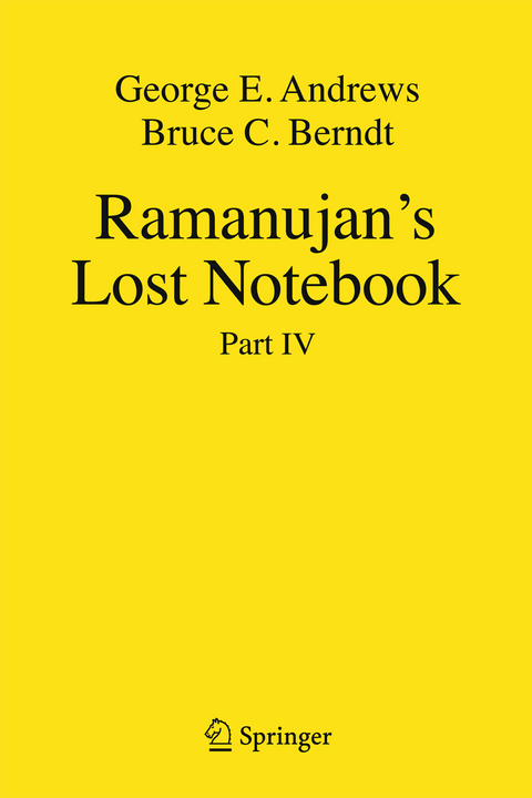 Ramanujan's Lost Notebook - George E. Andrews, Bruce C. Berndt