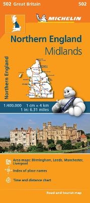 Northern England - Michelin Regional Map 502