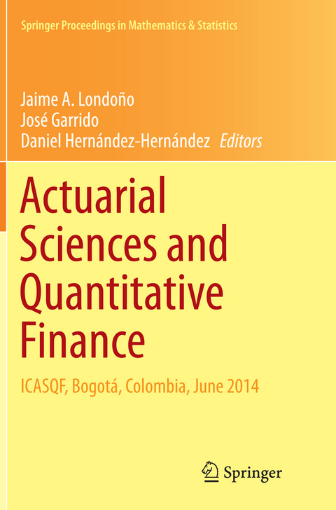 Actuarial Sciences and Quantitative Finance - 